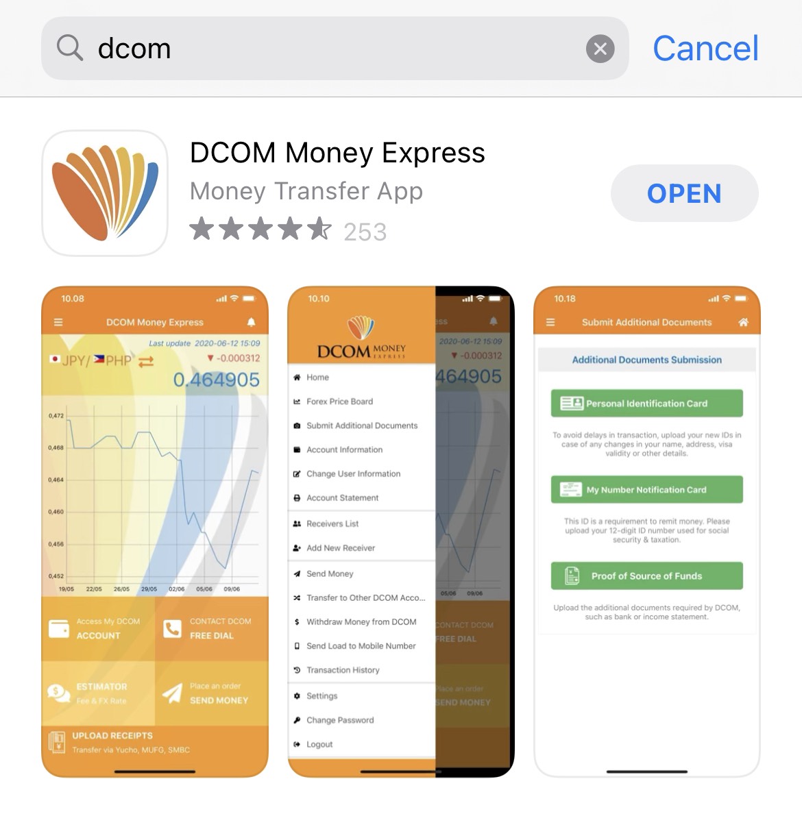 DCOM App for iOS