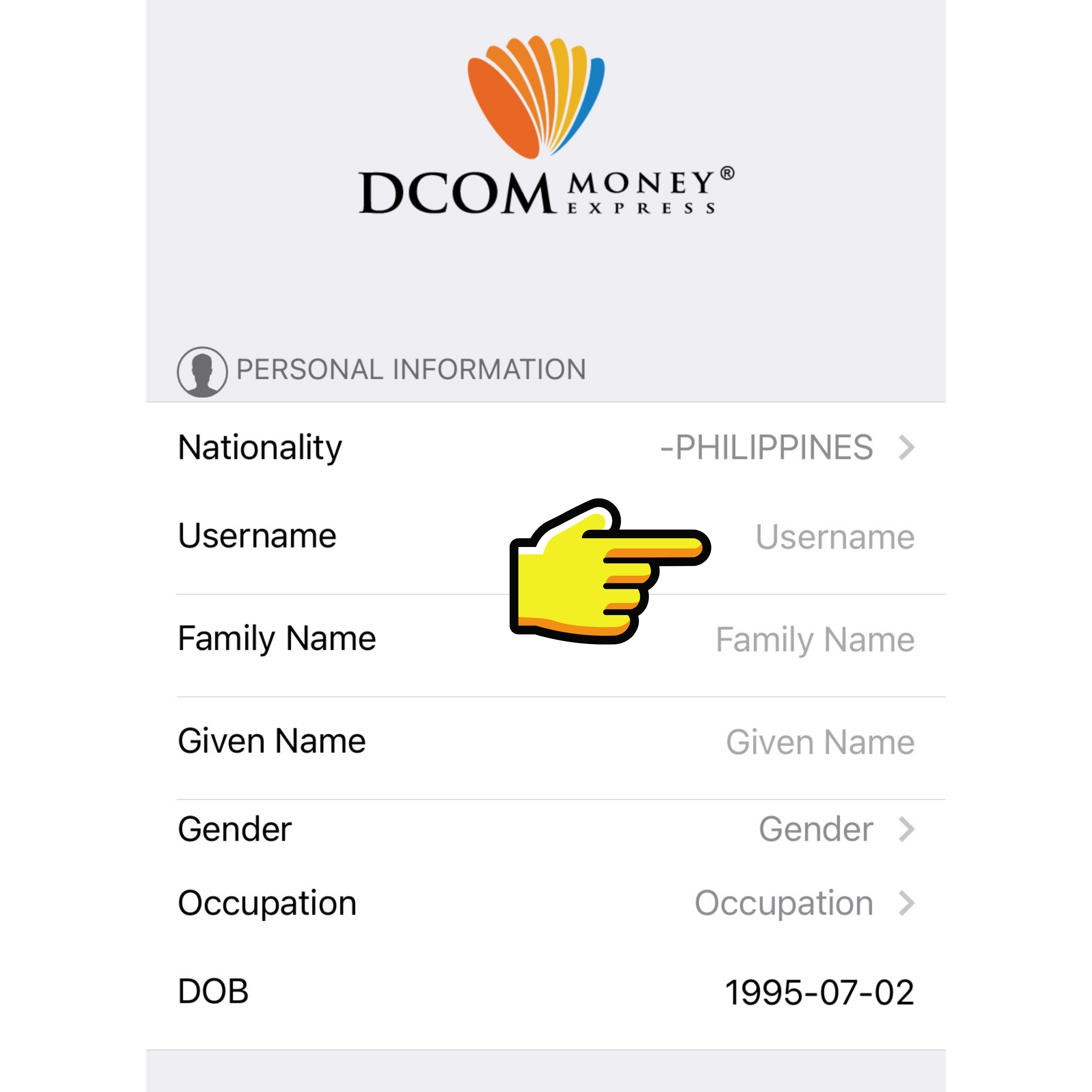 DCOM App - Do not forget your username