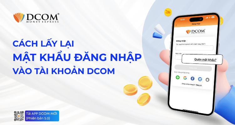 Quên mật khẩu đăng nhập DCOM