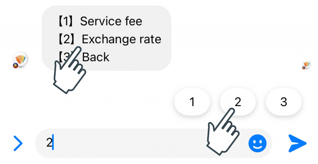 Click Option 2 again for Exchange Rate
