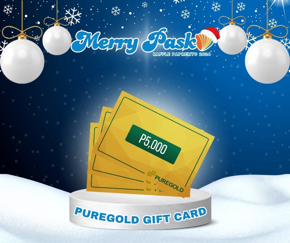 ₱5000 Puregold Gift Card Grand Prize for DCOM Christmas Raffle 2024