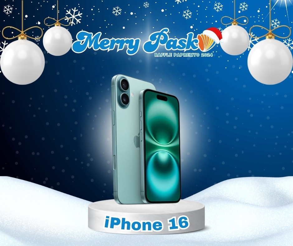 iPhone 16 Grand Prize for DCOM Christmas Raffle 2024