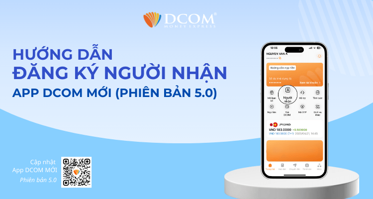 ĐĂNG KÝ NGƯỜI NHẬN APP DCOM