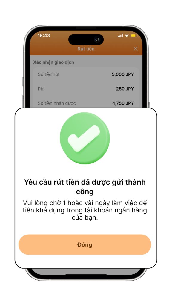 RÚT TIỀN VỀ TÀI KHOẢN NGÂN HÀNG CÁ NHÂN TỪ TÀI KHOẢN DCOM