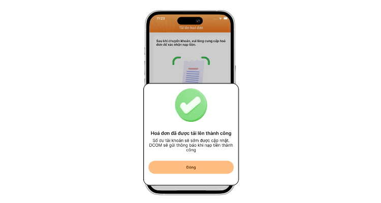 nạp tiền vào tài khoản DCOM