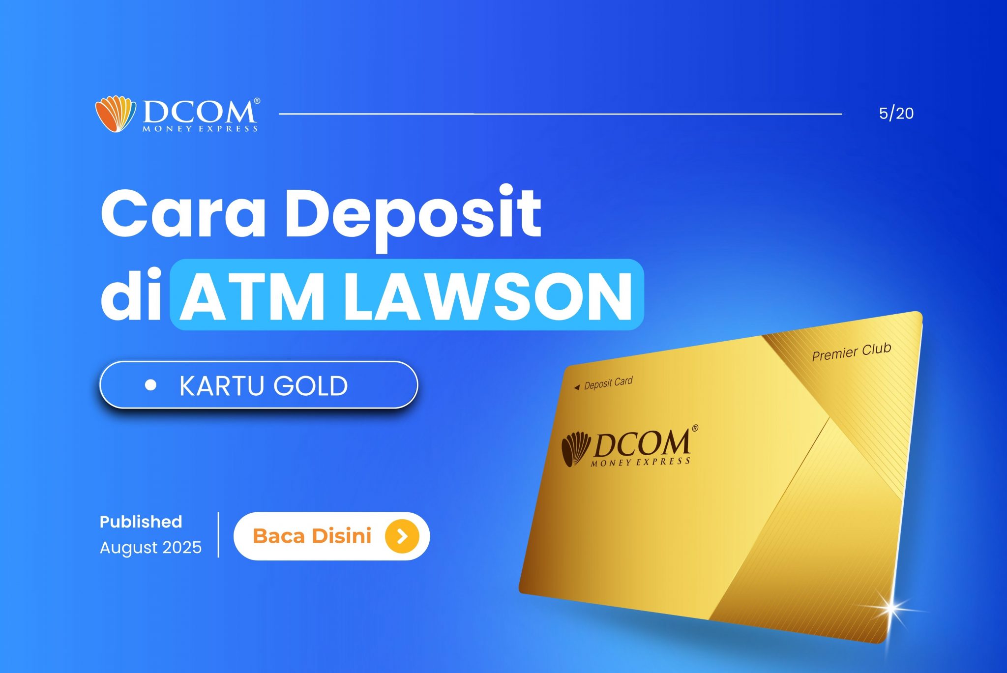 Cara deposit di ATM lawson