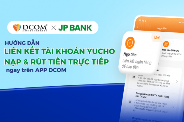 HƯỚNG DẪN LIÊN KẾT TÀI KHOẢN NGÂN HÀNG TRÊN ỨNG DỤNG DCOM