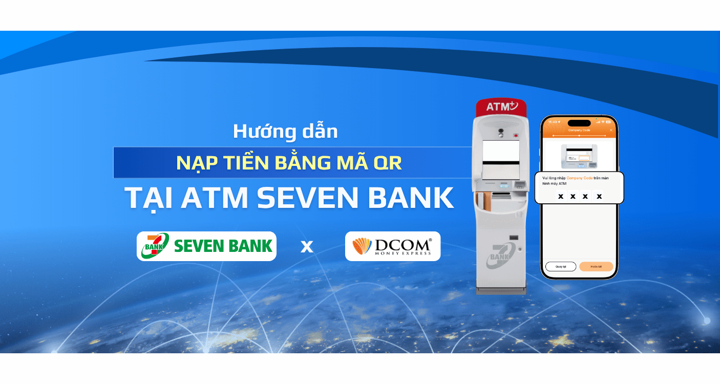hướng dẫn nạp tiền tại atm seven bank
